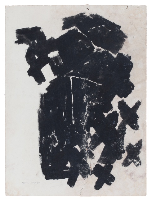 Untitled, 1980
Poster paint on lithograph on paper
27 3/4" x 19 3/4"
TG 3854