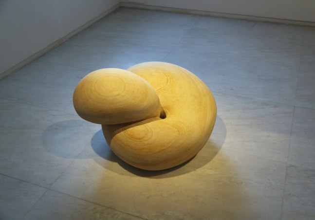 Layers of wind, lines of time, 2013-14
Sandstone
35" x 31" x 21 1/2"