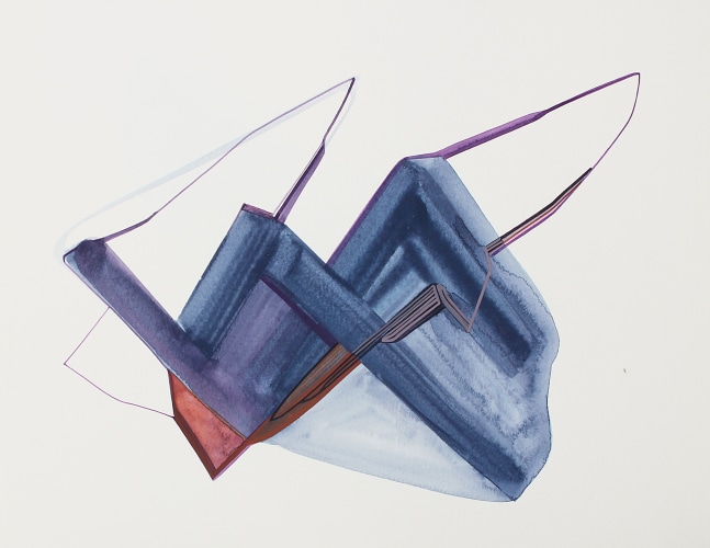 Take it Out, 2016
Gouache on paper
13 3/4" x 17"  