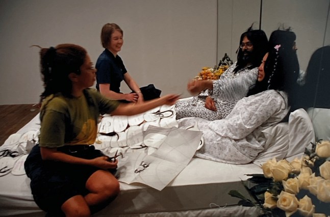 Al-An deSouza and Yong Soon Min
Will **** for Peace, 2003
@OBORO Gallery, Montreal
Performance documentation, photographs, video