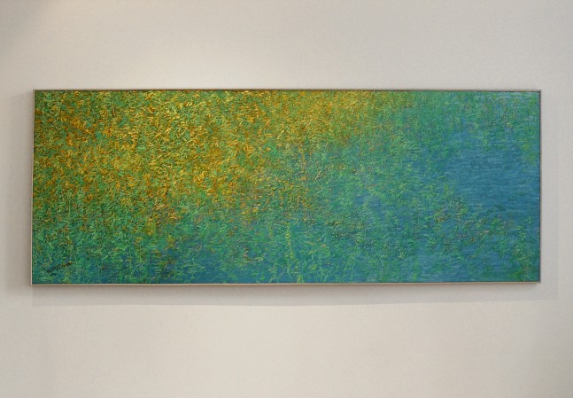 Blue Drift, 2004
Oil on canvas
36" x 96"