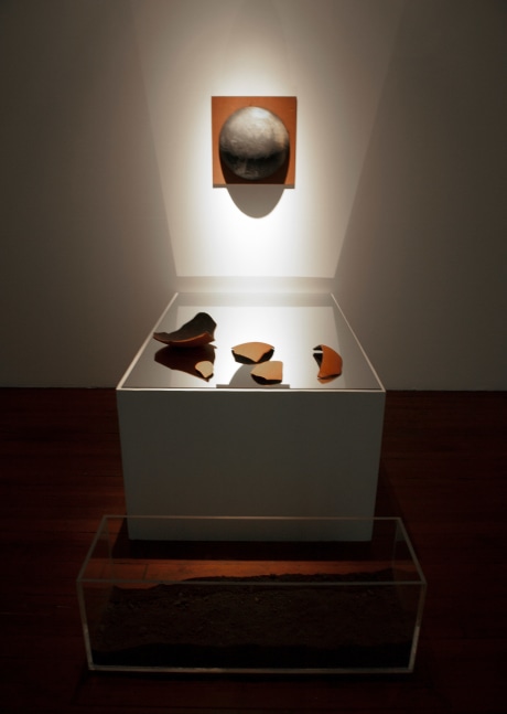 Dissected Projection, 1993
Wood, Mirror, Terracotta, Acrylic and Mud     
 
