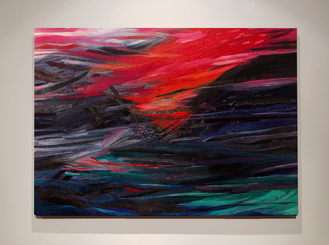 Did you see that? 2020
Oil on canvas
60" x 84"