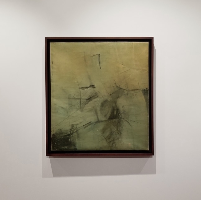 Untitled, ca. 1965
Oil and ink on canvas  
39 1/2” x 35 3/4”
