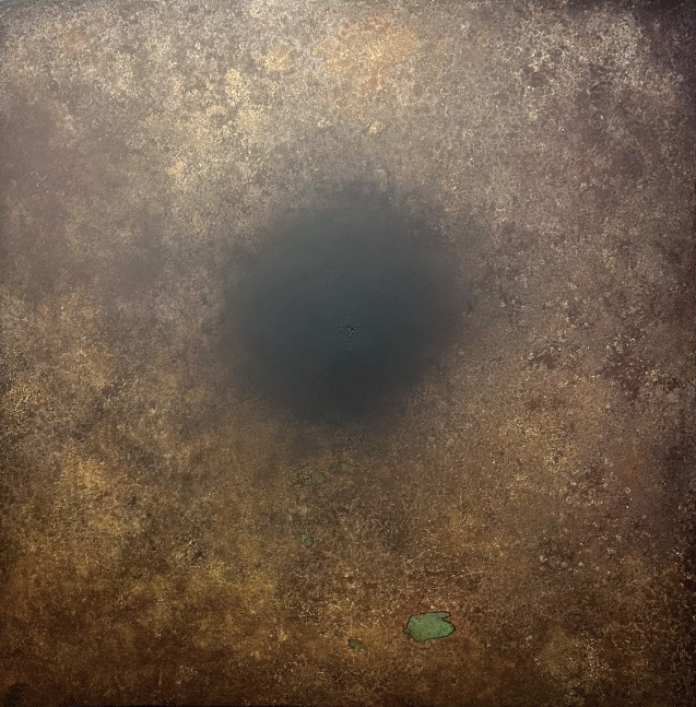 Dark Light, 2022
Soot, iron and pigments on board
48&amp;rdquo; x 48&amp;rdquo;&amp;nbsp;
TG 4536
&amp;nbsp;