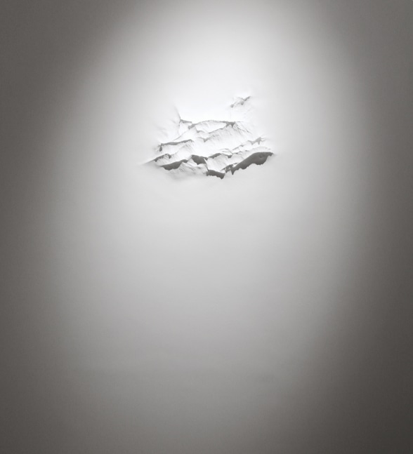 Cloud on the ground, 2015-16
Fiberglass and acrylic
26 1/2” x 32” x 3”