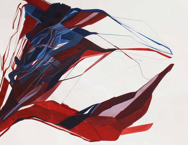 Ah-h How about That, 2017
Gouache on paper
26 1/2" x 33 3/4"  