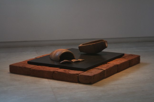 Unearthed, 1993
Bricks, Wood and Terracotta
35 1/2” x 31”