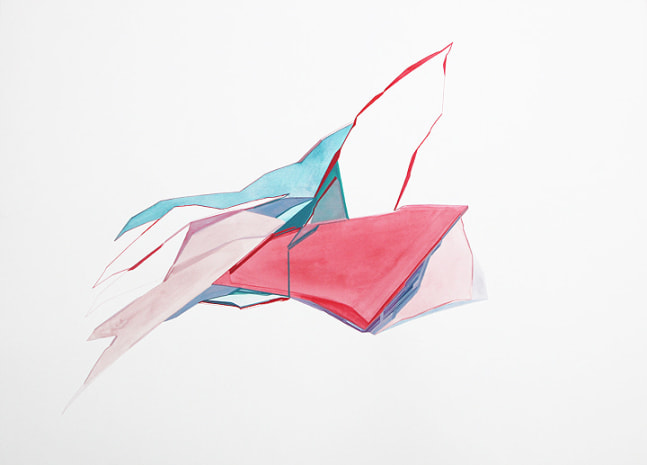 Flight, 2015
Gouache on paper
19.7” x 27.6”