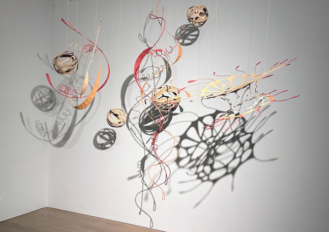 In another time&amp;nbsp;| 2020
Stainless steel, muslin, tamarind powder paste and natural dyes
108&amp;quot; x 101&amp;quot; x 57&amp;quot;