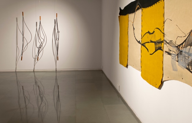 the space, in between