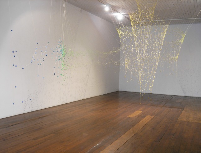 Vasanta, 2004

Beeswax, pigments, tea dyed strings

288&amp;quot; x 155&amp;quot;