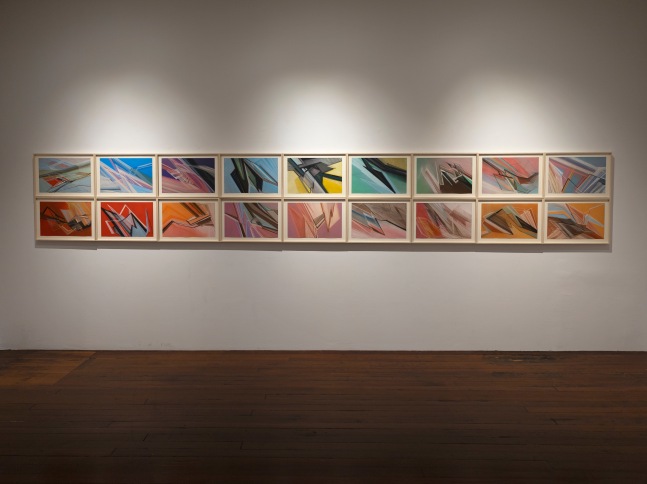 Everyone is thinking of that | 2022
Dry Pastel on Paper
16” x 23” (Each of 18)
Overall dimensions: 32” x 207”
TG 4829