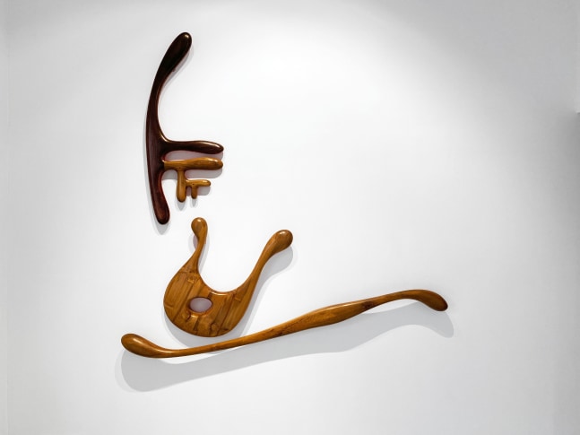 Rock me to sleep tonight, 2022
Teak wood, rosewood and acrylic
60” x 72” x 4.5 
TG# 4429