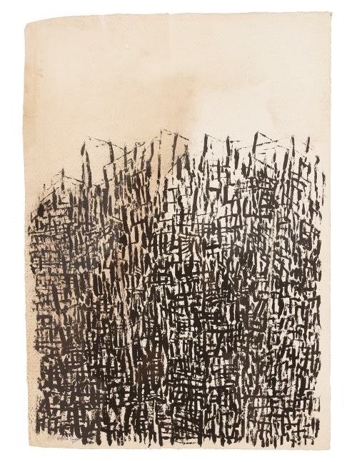 Untitled, 1980
Poster paint on paper
22&amp;rdquo; x 15.25&amp;rdquo;&amp;nbsp;
TG 3898