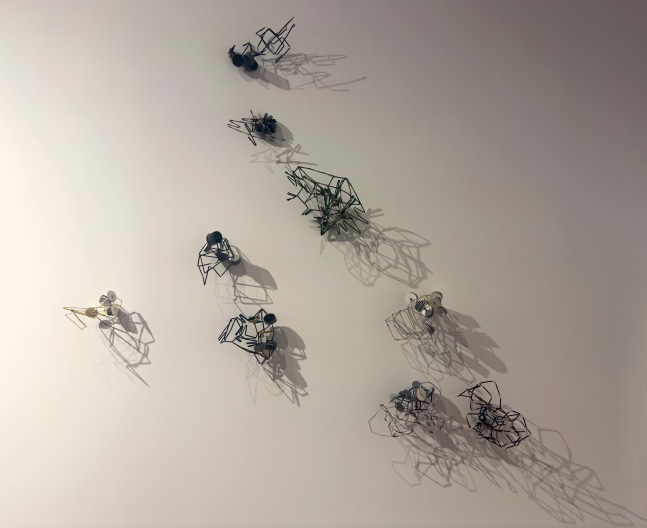 3DD | 2007
Watch dials, steel wire and glass beads
Overall dimensions: 36” x 37”
TG 5134