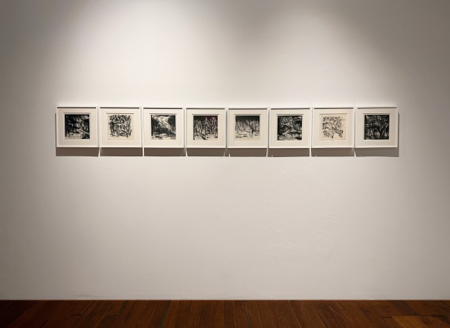 Untitled&amp;nbsp;| 2017
Charcoal on paper | 8&amp;quot; x 8&amp;quot; (Each of 8)
TG 4840- 4848