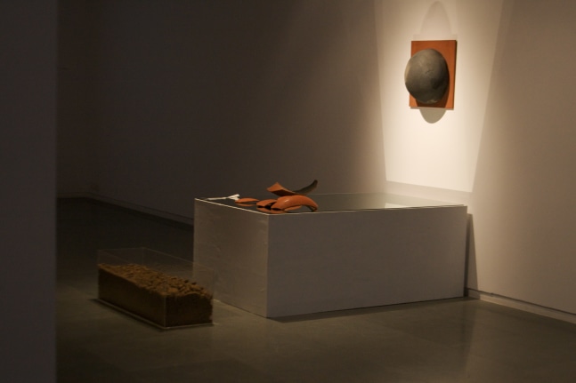 Dissected Projection, 1993
Wood, Mirror, Terracotta, Acrylic and Mud    
