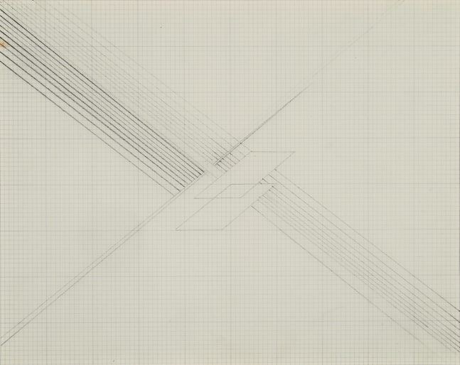 Untitled,&amp;nbsp;ca. 1980s
Graphite on graph paper
8&amp;quot; x 10&amp;quot;
TG 2402