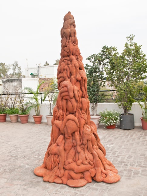 Study for a liquid mountain, 2017-18
Fiberglass and Iron
111" x 56"  