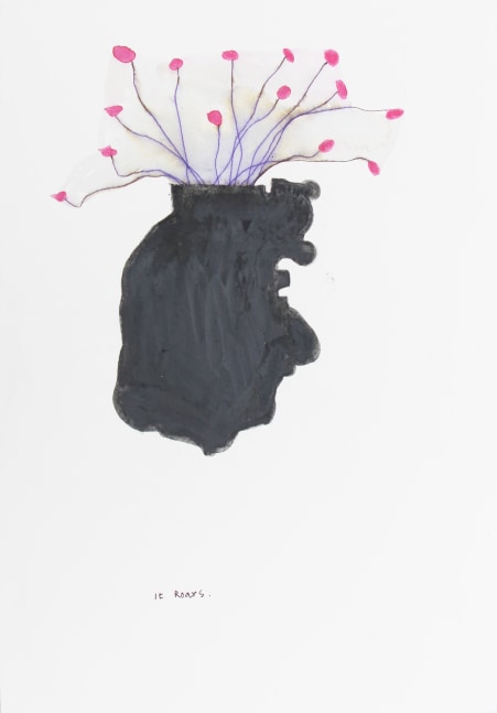 It Roars, 2014
Watercolor pencil, ink and dry pastel on paper
10.25" x 7.13"