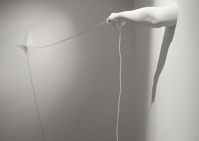 Untitled, 2002
Fiberglass, rope and acrylic
Dimensions variable