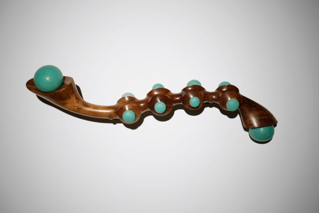 Soliloquy, 2021
Teak wood and pigments
17" x 56" x 12.5" 
TG# 4404