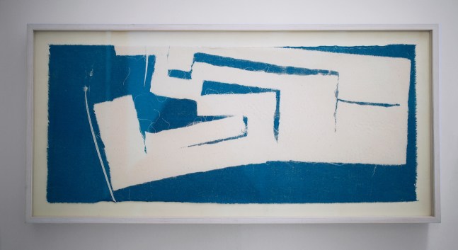 Song book I, 2015  
Monotype on Muslin
27 1/2" x 13 1/4"