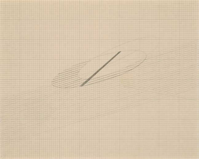 Untitled | ca. 1980s
Graphite on graph paper
8.5" x 11.25" | Framed: 15" x 17"
TG 2415