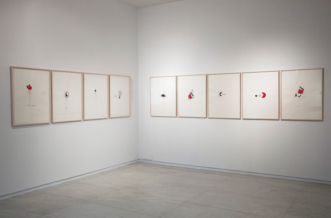 Flower But Not, 2015-16
Watercolor, graphite & dry pastels on paper
In 9 parts, each 32.75" x 25.5" x 1.5"