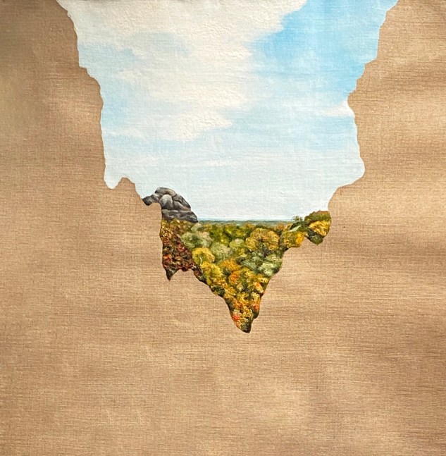 Muhanned Cader&amp;nbsp;
Kumana II | 2014&amp;nbsp;
Oil on canvas&amp;nbsp;
33.25&amp;rdquo; x 33.5&amp;rdquo;&amp;nbsp;
TG 3394