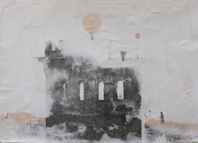 Lonely Creator, 2020
Watercolor, graphite, paper pulp, pigmented ink, archival paper
18" x 12.5"