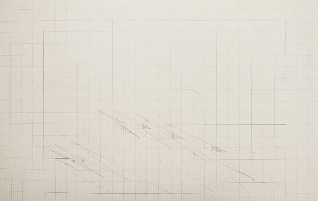 Untitled | ca. 1980s
Graphite on graph paper
7.13" x 11" | Framed: 16.75" x 20"
TG 2416