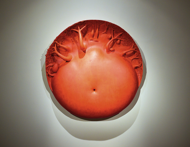 Mother at the Forest, 2009
Acrylic on fiberglass, marble dust
59&amp;quot;&amp;nbsp;diameter
TG 3716

&amp;nbsp;