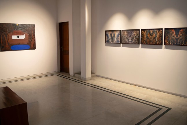 the space, in between