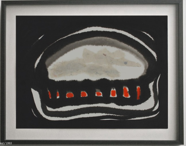 Surrounded, 1993
Sumi ink on paper
16" x 12"