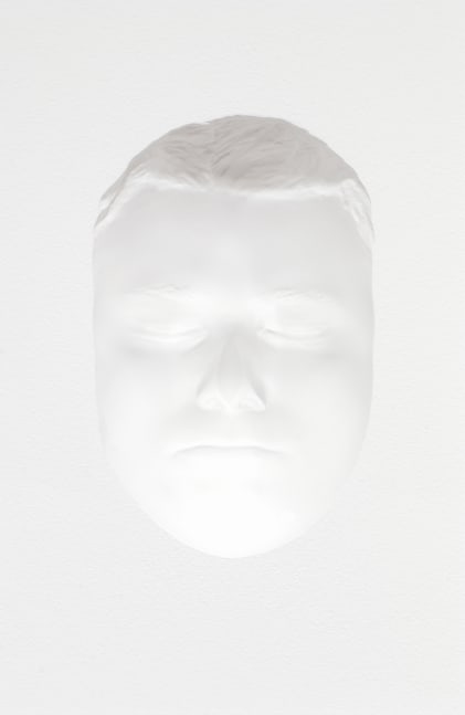 Alwar Balasubramaniam
In, but out,&amp;nbsp;2004
Fiberglass cast from self
10&amp;Prime; x 6 1/2&amp;Prime; x 5 1/2&amp;Prime;