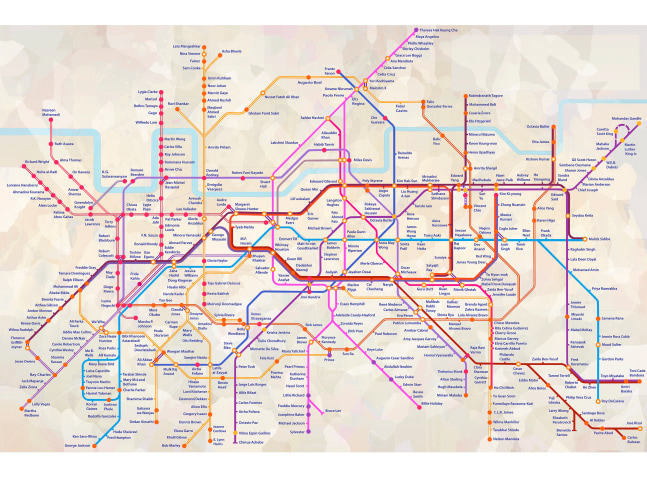 Navigation Chart, 2016
Digital print on Hahnemuhle paper
24” x 36”