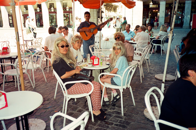 Al-An deSouza and Yong Soon Min
Tress/Pass: cafe, 1998/2024
Performance documentation, digital inkjet print
12" x 16"