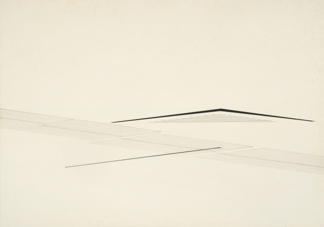 Untitled | ca. 1980
Ink and graphite on paper
19.5" x 27" | Framed: 23.5" x 31.25"
TG 1658