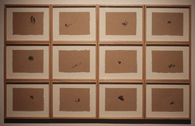 Cha Cha Cha, 1999
Acrylic on handmade paper
44 1/2" x 27 1/2" (in 12 parts)