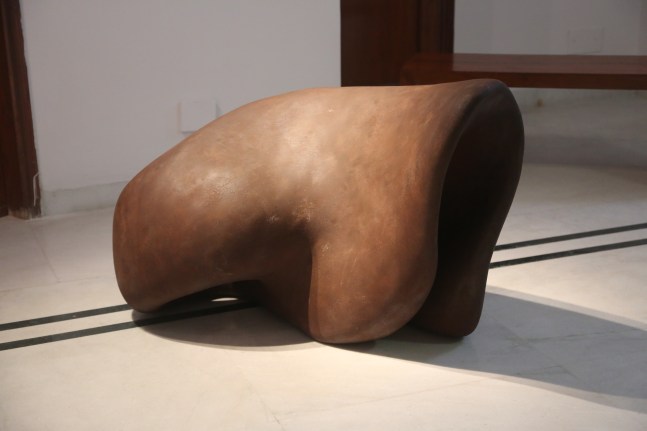 Body as shell, 2016-17
Iron powder and fiberglass
47" x 32" x 31"