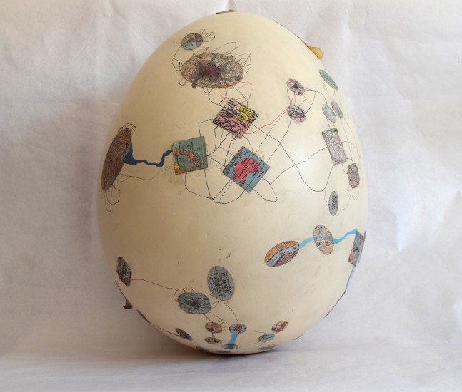 The Skin Remembers, 2010
Paper stickers and acrylic on fiberglass
TG 4967