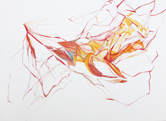 Split Splat, 2009
Gouache on paper
19.7” x 27.6”