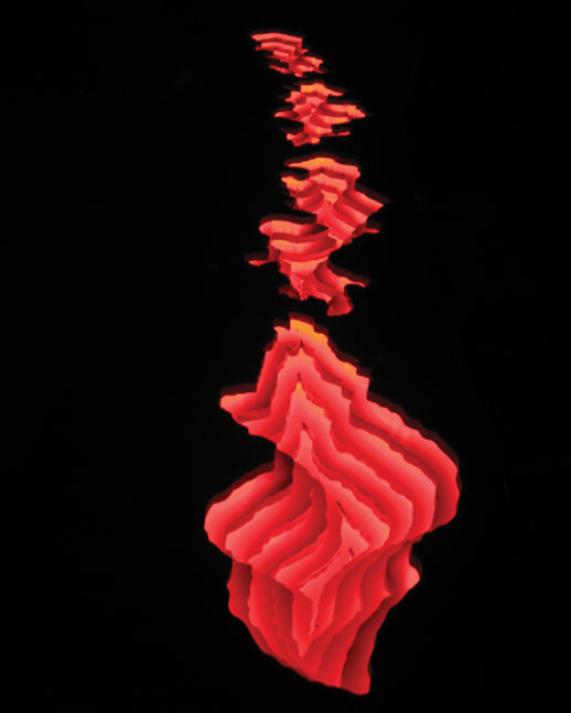 Wound, 2006
Fiberglass and neon light tubes
18' x 36' x 13'