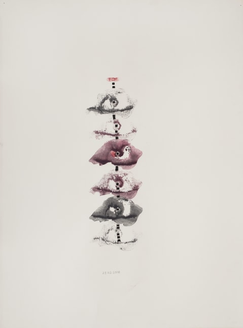 Shell, 2018
Watercolor on paper
33” x 25.25”
TG 4586