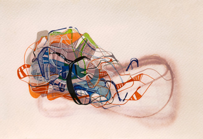 NOT AT ALL | 2002
Gouache on paper
Framed: 10.5” x 12.5” | Unframed: 5” x 7”
TG 1148