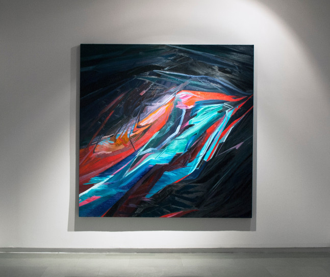 How was I to know, 2018
Oil on canvas
78" x 78"  