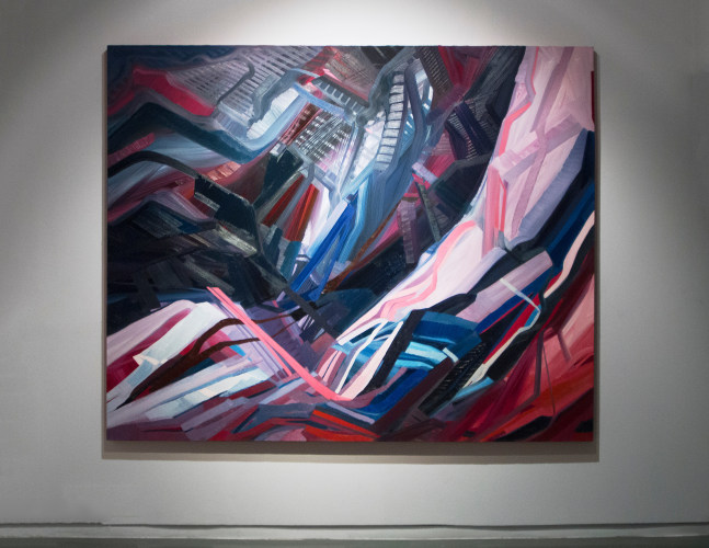 So much for now, 2018
Oil on canva
68" x  84"  