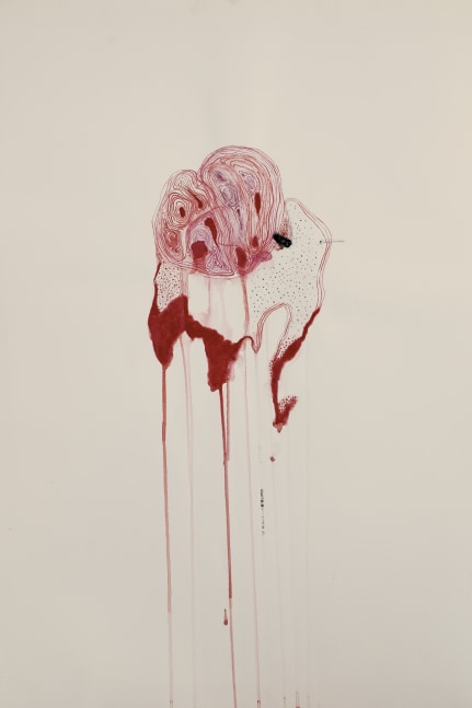 It flows like blood, 2020
Watercolor on paper
33” x 25.25”
TG 4664